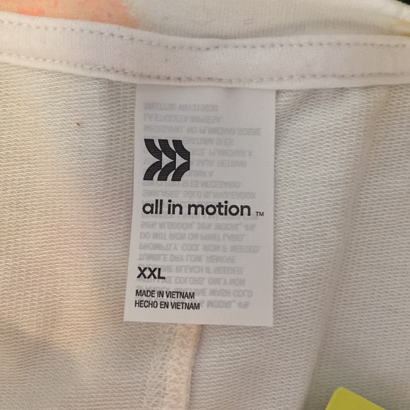 All in motion womens XXL multi color crew neck pullover sweater NWT - Picture 3 of 5